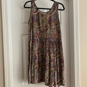 One size floral dress